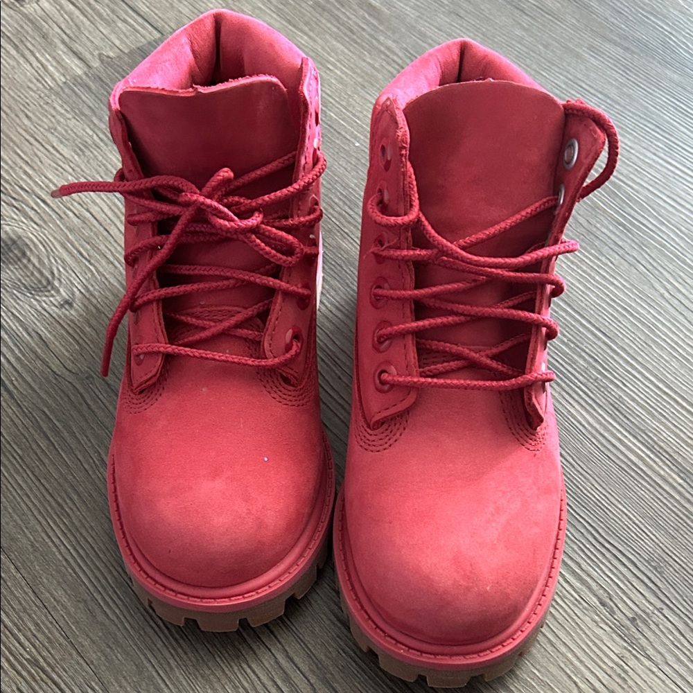 Timberland Kids Red Boots